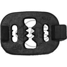 Almohadilla de tope, silenciador