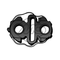 Almohadilla de tope, silenciador