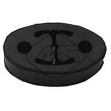 Almohadilla de tope, silenciador