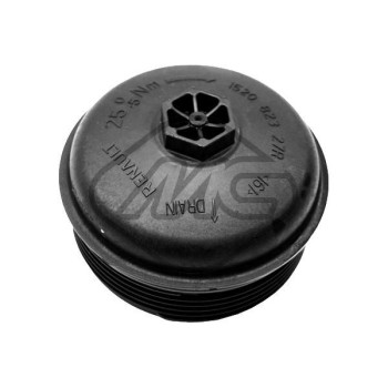 Cubierta, caja filtro de aceite - Metalcaucho 38843