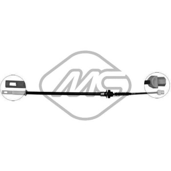 Cable de accionamiento, accionamiento del embrague - Metalcaucho 80514