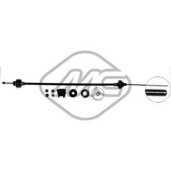 Cable de accionamiento, accionamiento del embrague - Metalcaucho 80716