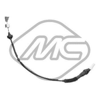 Cable de accionamiento, accionamiento del embrague - Metalcaucho 80735