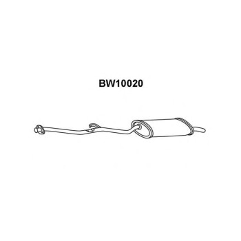 Silenciador posterior - VENEPORTE BW10020