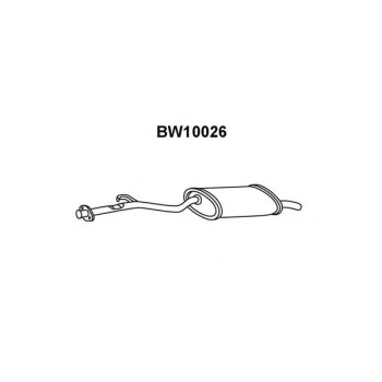 Silenciador posterior - VENEPORTE BW10026