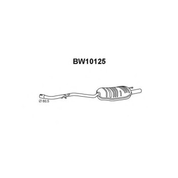 Silenciador posterior - VENEPORTE BW10125
