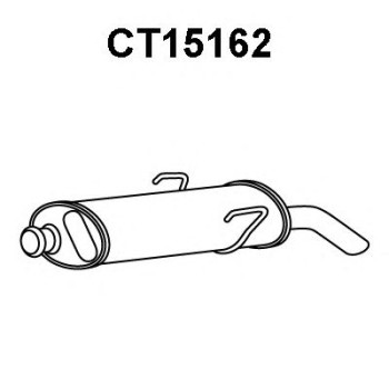 Silenciador posterior - VENEPORTE CT15162