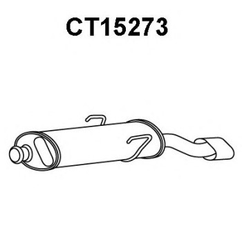 Silenciador posterior - VENEPORTE CT15273