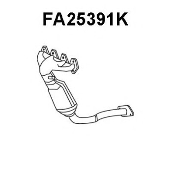 Catalizador codo admisión - VENEPORTE FA25391K