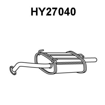 Silenciador posterior - VENEPORTE HY27040