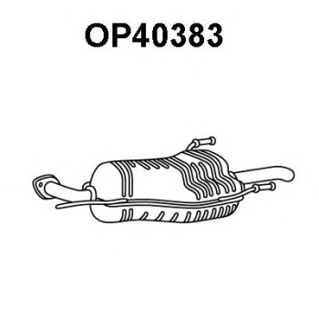 Silenciador posterior - VENEPORTE OP40383