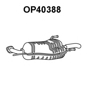 Silenciador posterior - VENEPORTE OP40388