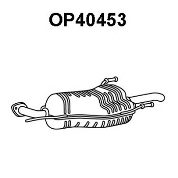 Silenciador posterior - VENEPORTE OP40453