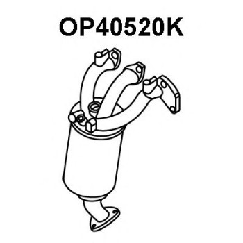 Catalizador codo admisión - VENEPORTE OP40520K