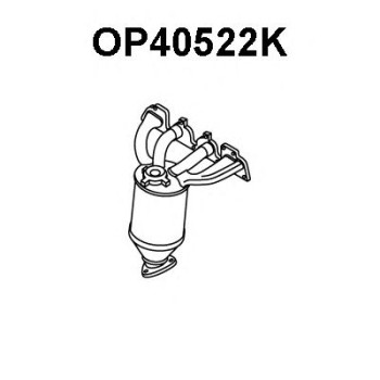 Catalizador codo admisión - VENEPORTE OP40522K