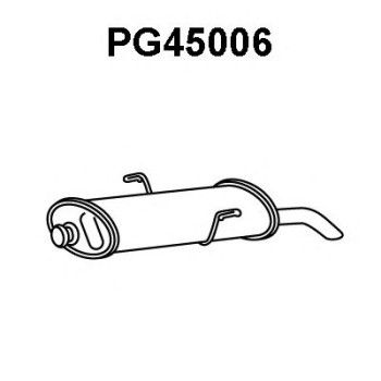 Silenciador posterior - VENEPORTE PG45006