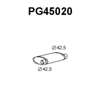 silenciador del medio - VENEPORTE PG45020