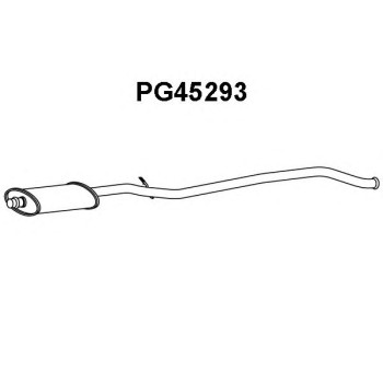 silenciador del medio - VENEPORTE PG45293