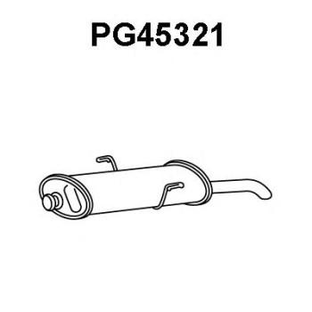Silenciador posterior - VENEPORTE PG45321