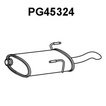 Silenciador posterior - VENEPORTE PG45324