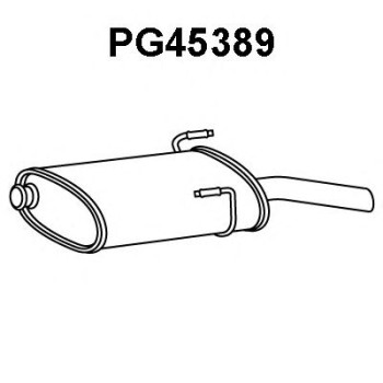 Silenciador posterior - VENEPORTE PG45389