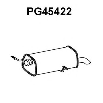 Silenciador posterior - VENEPORTE PG45422