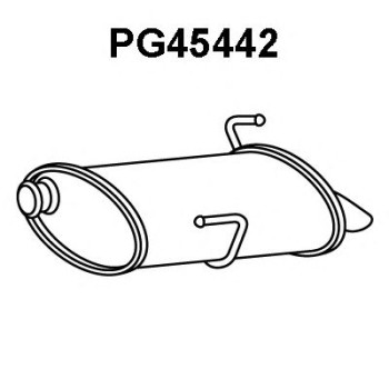 Silenciador posterior - VENEPORTE PG45442