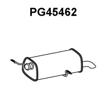 Silenciador posterior - VENEPORTE PG45462