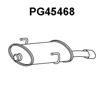 Silenciador posterior - VENEPORTE PG45468