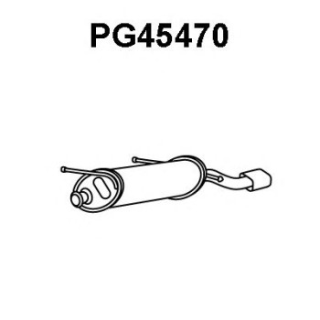 Silenciador posterior - VENEPORTE PG45470