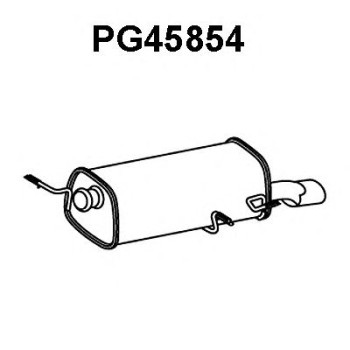 Silenciador posterior - VENEPORTE PG45854