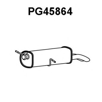 Silenciador posterior - VENEPORTE PG45864