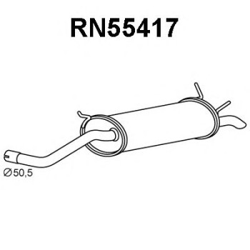 Silenciador posterior - VENEPORTE RN55417