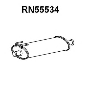 silenciador del medio - VENEPORTE RN55534