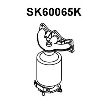 Catalizador codo admisión - VENEPORTE SK60065K