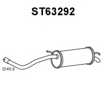 Silenciador posterior - VENEPORTE ST63292