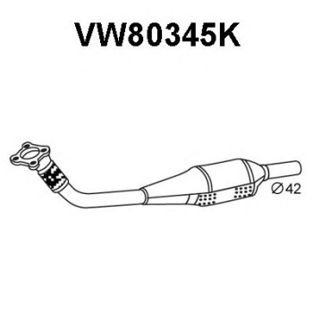 Catalizador - VENEPORTE VW80345K