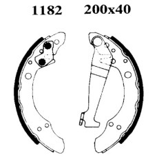 Juego de zapatas de frenos - ANDEL-A1182 Juego de zapatas de frenos - ANDEL-A1182