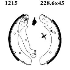 Juego de zapatas de frenos - ANDEL-A1215 Juego de zapatas de frenos - ANDEL-A1215