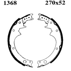 Juego de zapatas de frenos - ANDEL-A1368 Juego de zapatas de frenos - ANDEL-A1368