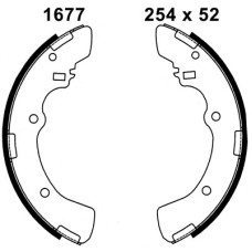 Juego de zapatas de frenos - ANDEL-A1677 Juego de zapatas de frenos - ANDEL-A1677