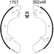 Juego de zapatas de frenos - ANDEL-A1757 Juego de zapatas de frenos - ANDEL-A1757