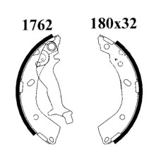 Juego de zapatas de frenos - ANDEL-A1762
