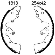 Juego de zapatas de frenos - ANDEL-A1813 Juego de zapatas de frenos - ANDEL-A1813