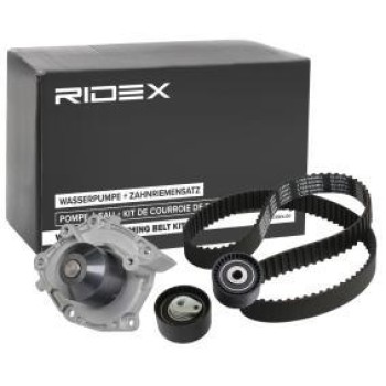 Bomba de agua + kit correa distribución - RIDEX 3096W0200