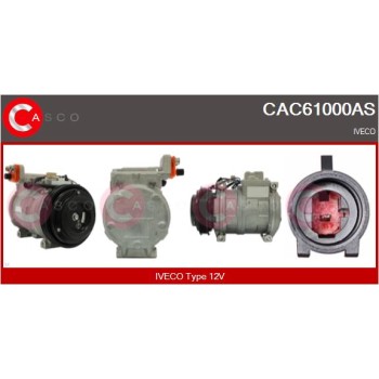 Compresor, aire acondicionado - CASCO CAC61000AS