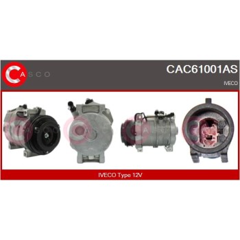 Compresor, aire acondicionado - CASCO CAC61001AS