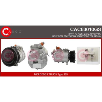 Compresor, aire acondicionado - CASCO CAC63010GS