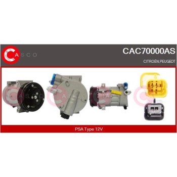 Compresor, aire acondicionado - CASCO CAC70000AS