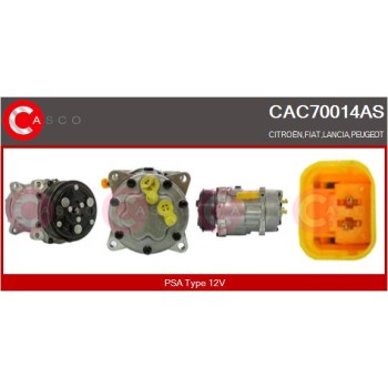 Compresor, aire acondicionado - CASCO CAC70014AS